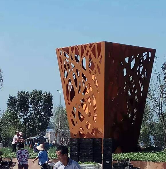 吴兴耐候钢板雕塑